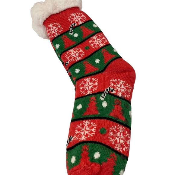 Holiday Winter Red Knee Lenght Socks Brand New OSFM - Picture 3 of 4